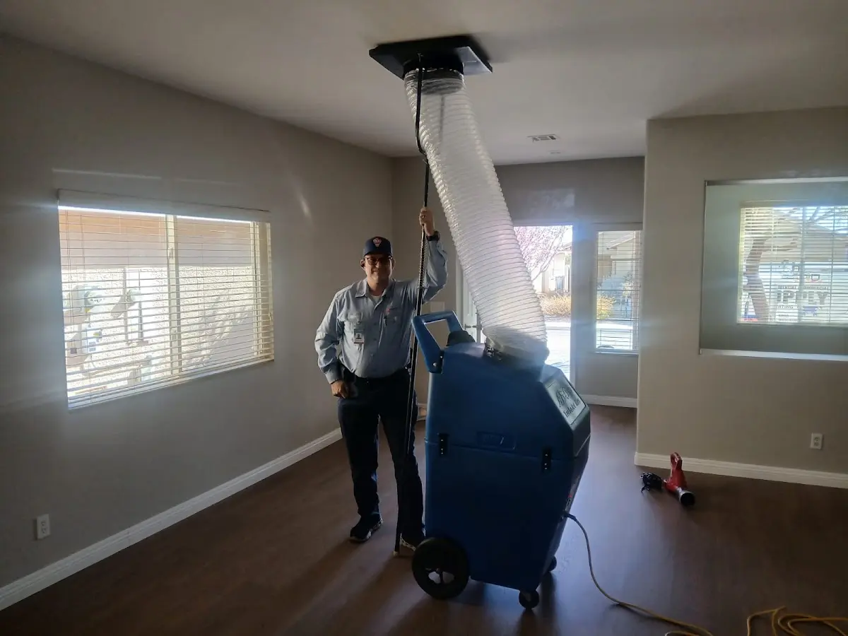Professional Dryer Vent Cleaning work inside a Gridley home